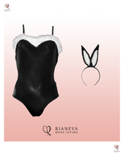 Carregar imagem no visualizador da galeria, Conejita licra con peluche Blanco